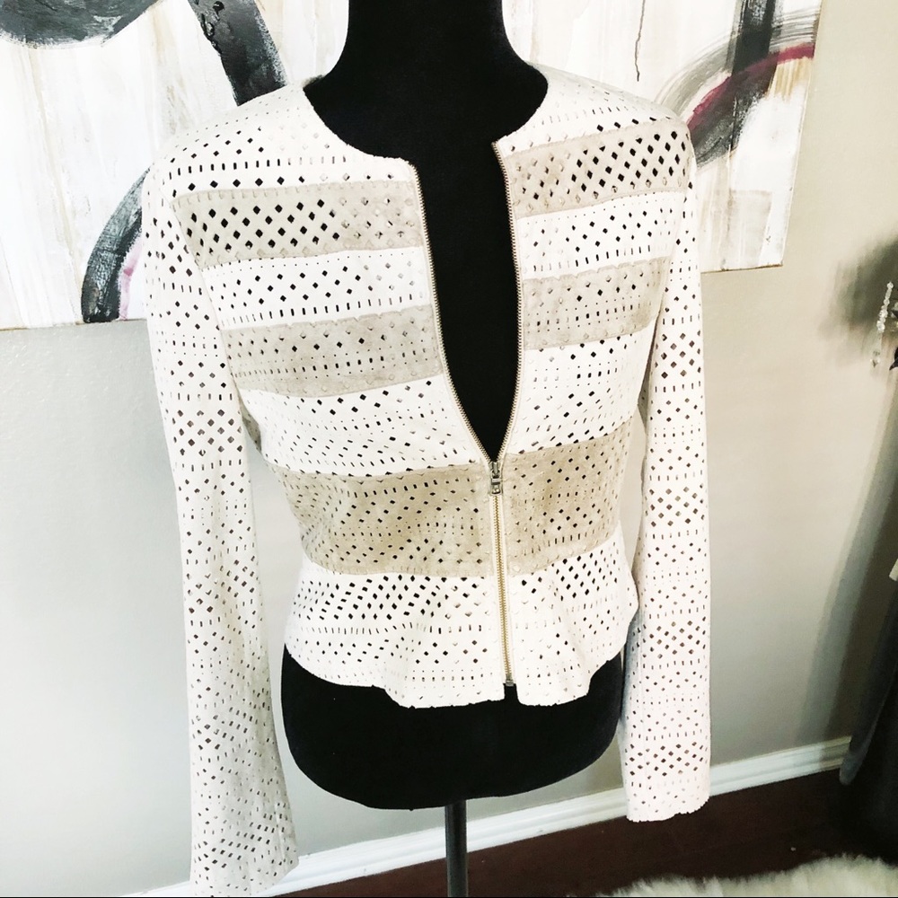 BCBG Maxazaria Suede Jacket